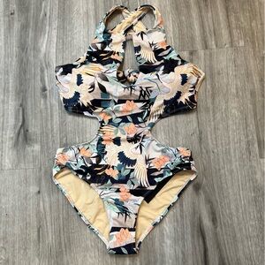 Ashley Graham x Swimsuits For All Asian Inspired‎ One Piece. Size 10.  NWT.